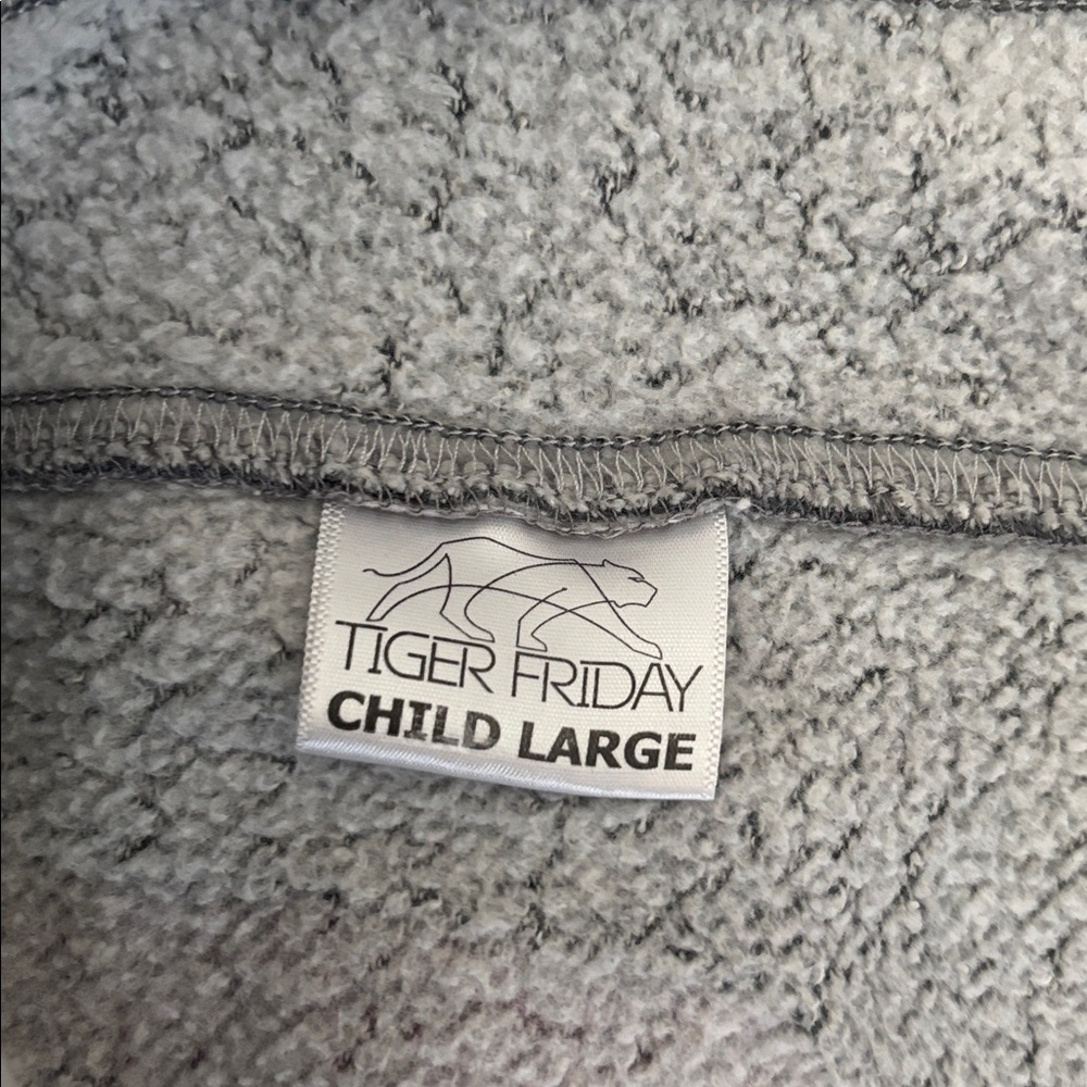 Kids Gray and Black Hoodie Jacket - Picture 3 of 3